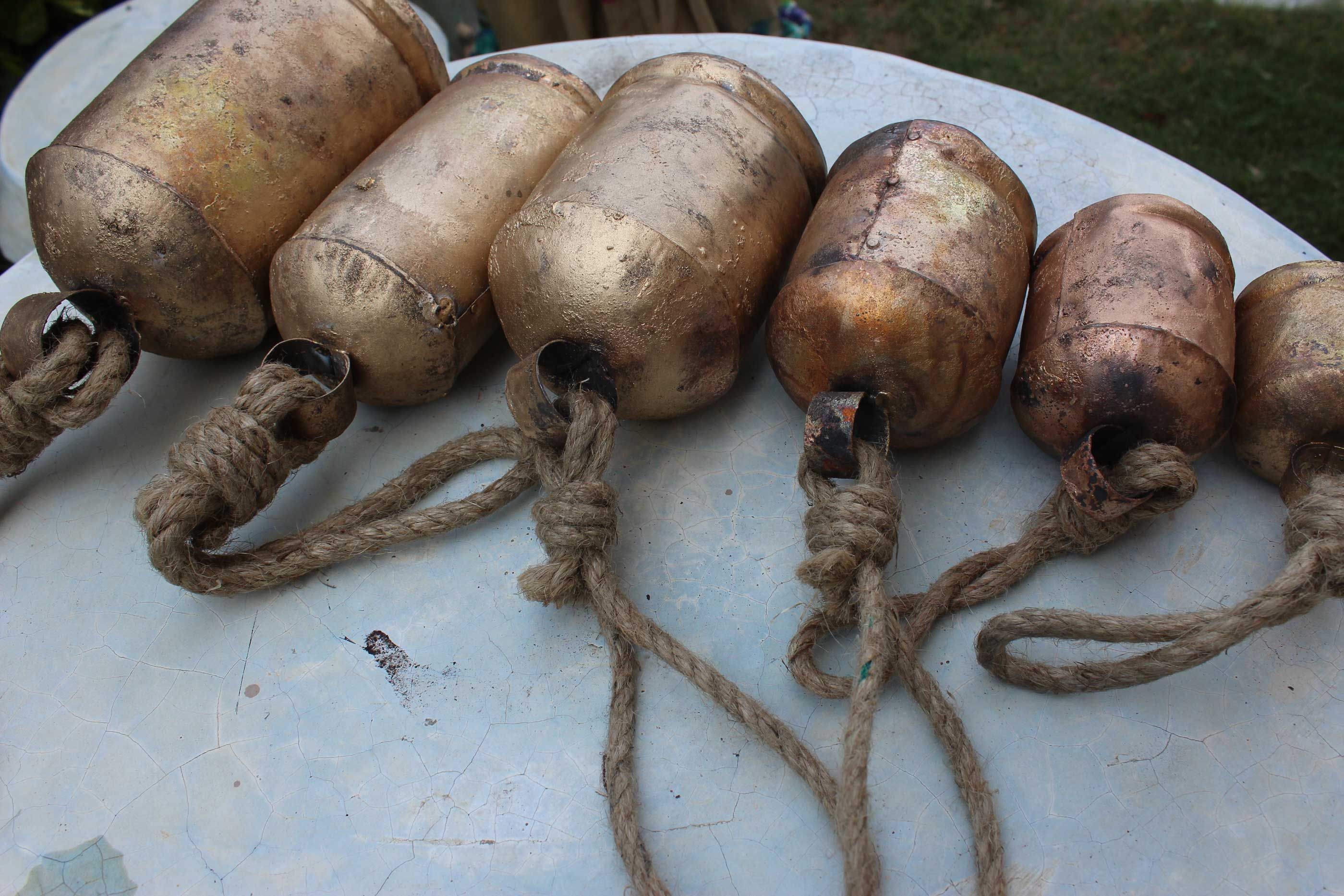 Indian Bells , Giant cow bells wind chimes
